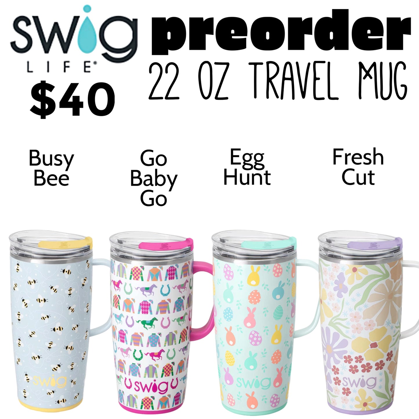 SWIG 22 Oz Travel Mug