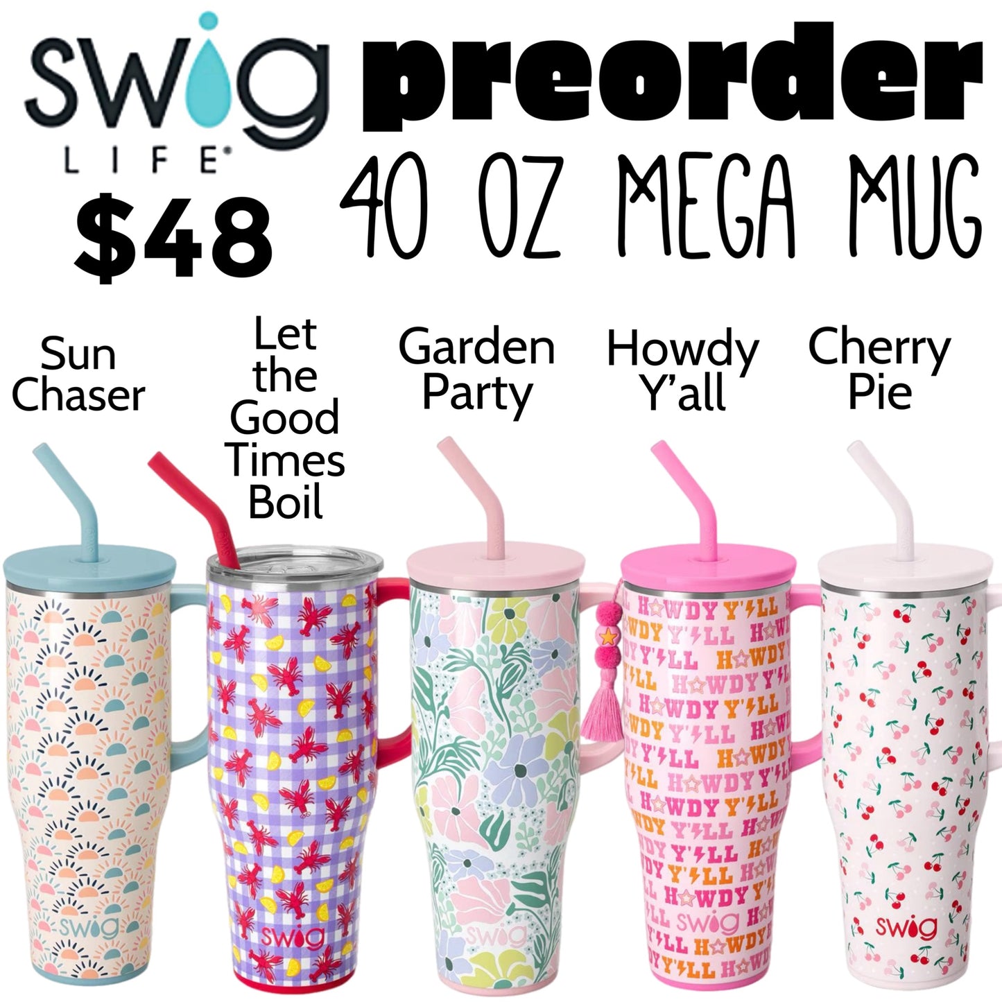 SWIG 40 Oz Mega Mug