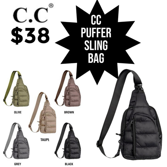 CC Puffer Sling Bag Preorder