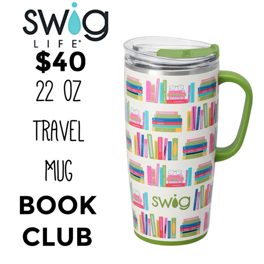 SWIG Book Club Travel Mug